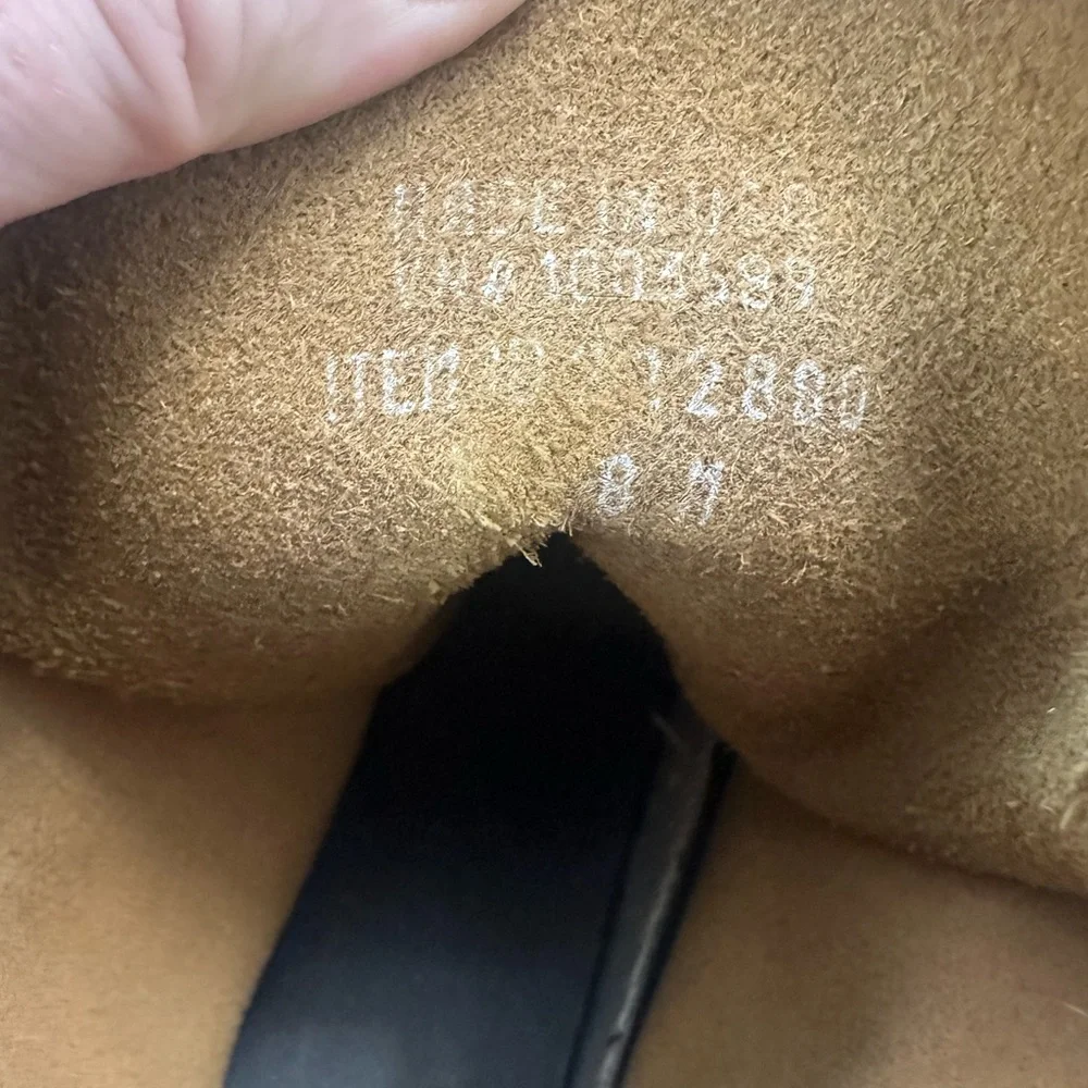 L.L. Bean Tan and Black Leather Bean Boots